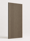 Slatix Acoustic Slat Panel - Smoke Oak (T003)