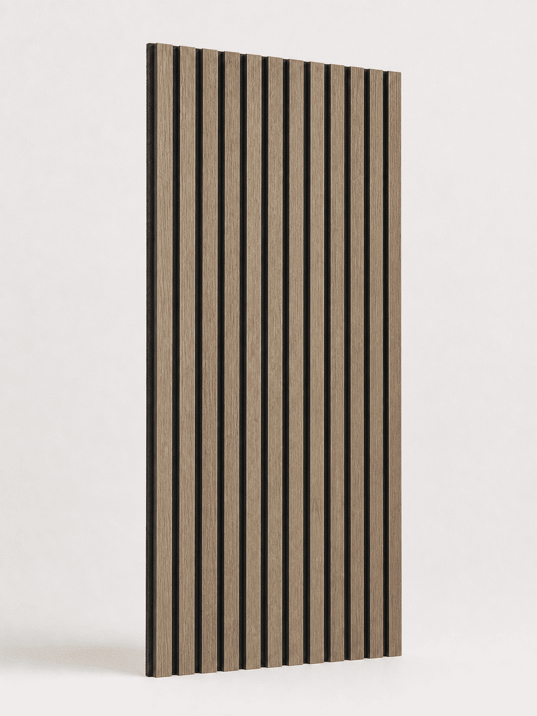 Slatix Acoustic Slat Panel - Smoke Oak (T003)